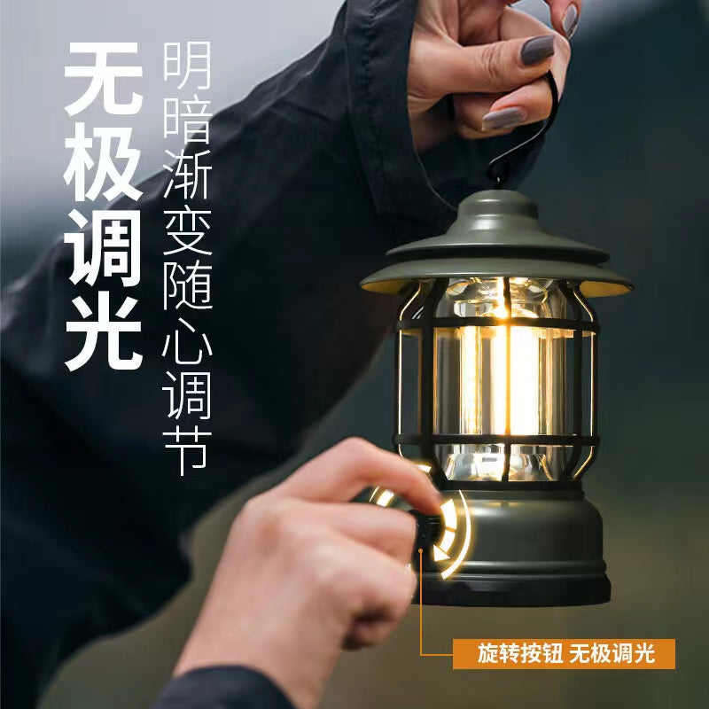 超長續航多功能戶外野營燈（可充電） Ultra-Long-Lasting Multi-Functional Outdoor Camping Light (Rechargeable)