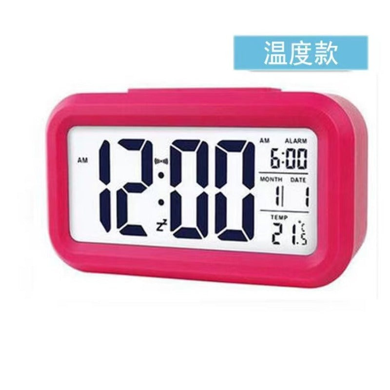 學生鬧鐘 （配有萬年曆和夜燈）Student Alarm Clock (with Calendar and Night Light)