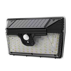 太陽能室外壁燈100LED戶外壁燈庭院照明防水人體感應壁燈Solar Outdoor Waterproof Wall Light