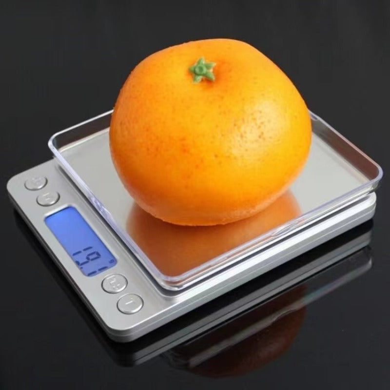 i2000電子珠寶秤廚房充電食物秤便攜式烘焙秤電子平台秤Electronic Platform Scale