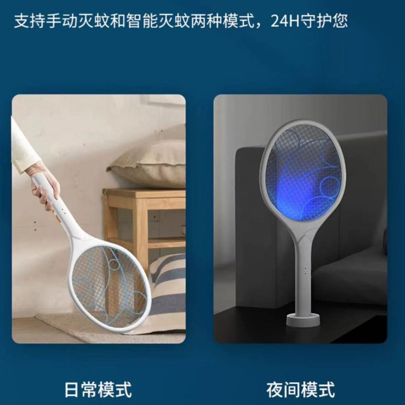 新款電蚊拍滅蚊燈二合一USB充電式戶外家用滅蚊器